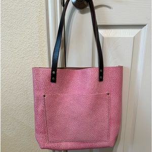 Portland Leather Goods Medium Tote Bubblegum Pink New